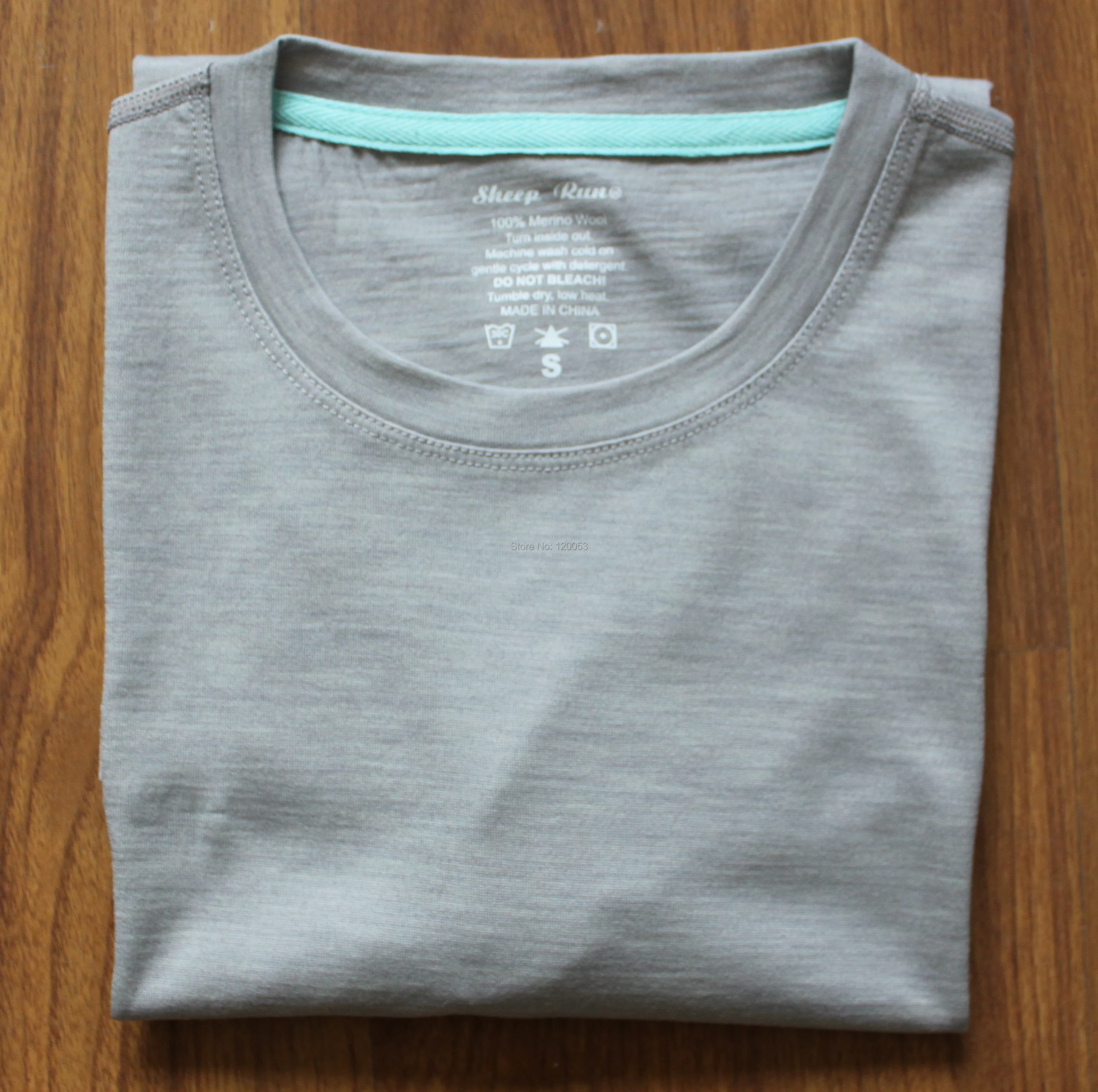 Контрастная отделка 180-190GSM Весна Лето австралийская мериносовая шерсть Мужская футболка с коротким рукавом, повседневный вкус, американский стиль