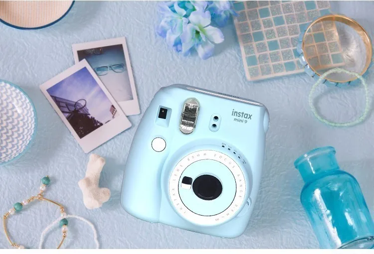 Fujifilm Instax Mini 9 Бесплатный подарок фото камера FilmPhoto камера в 6 цветов Блокировка мгновенная фото камера