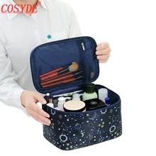 Дорожная косметичка, органайзер, полиэфирная женская косметичка, водонепроницаемая, портативная, косметичка для туалетных принадлежностей, женская сумка для хранения