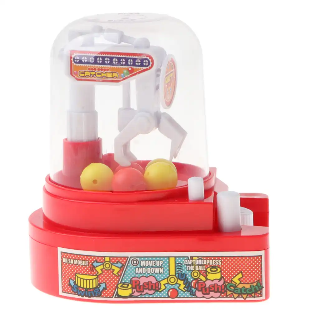 Creative Mini Candy Grabber Machine Toy Claw Crane Ball Catcher Game