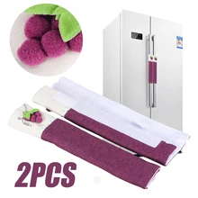 2 шт холодильник Хлопок Чехол на дверные ручки крышки держать чистку от пятен кухонные инструменты 26*12 см