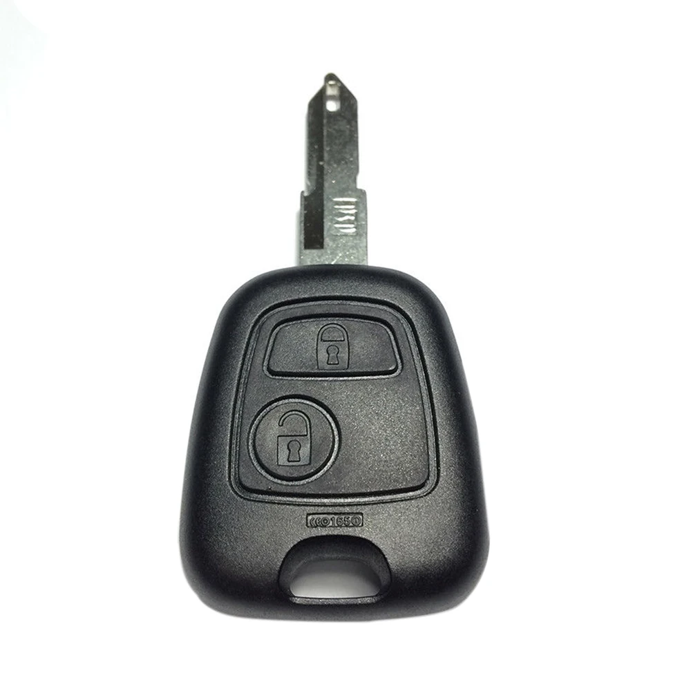 

2019 Car Replacement Key Shell For Peugeot 106 206 Remote Key Case Car Key Accessories 2 Button