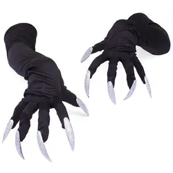 Хэллоуин перчатки в виде лап с ногтями ногти перчатки когти