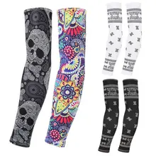 Стиль модный горячий велосипед Защита от солнца для спорта на открытом воздухе ледяные шелковые рукава Нарукавники