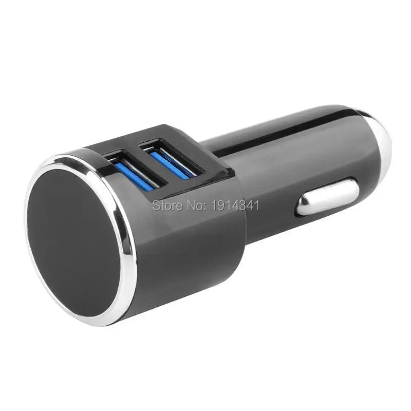 200 шт./лот двойной 2 USB-порта автомобиля переходник для зарядного устройства 3.4A для iPhone x 8 7 6 plus 5 для samsung мобильного телефона