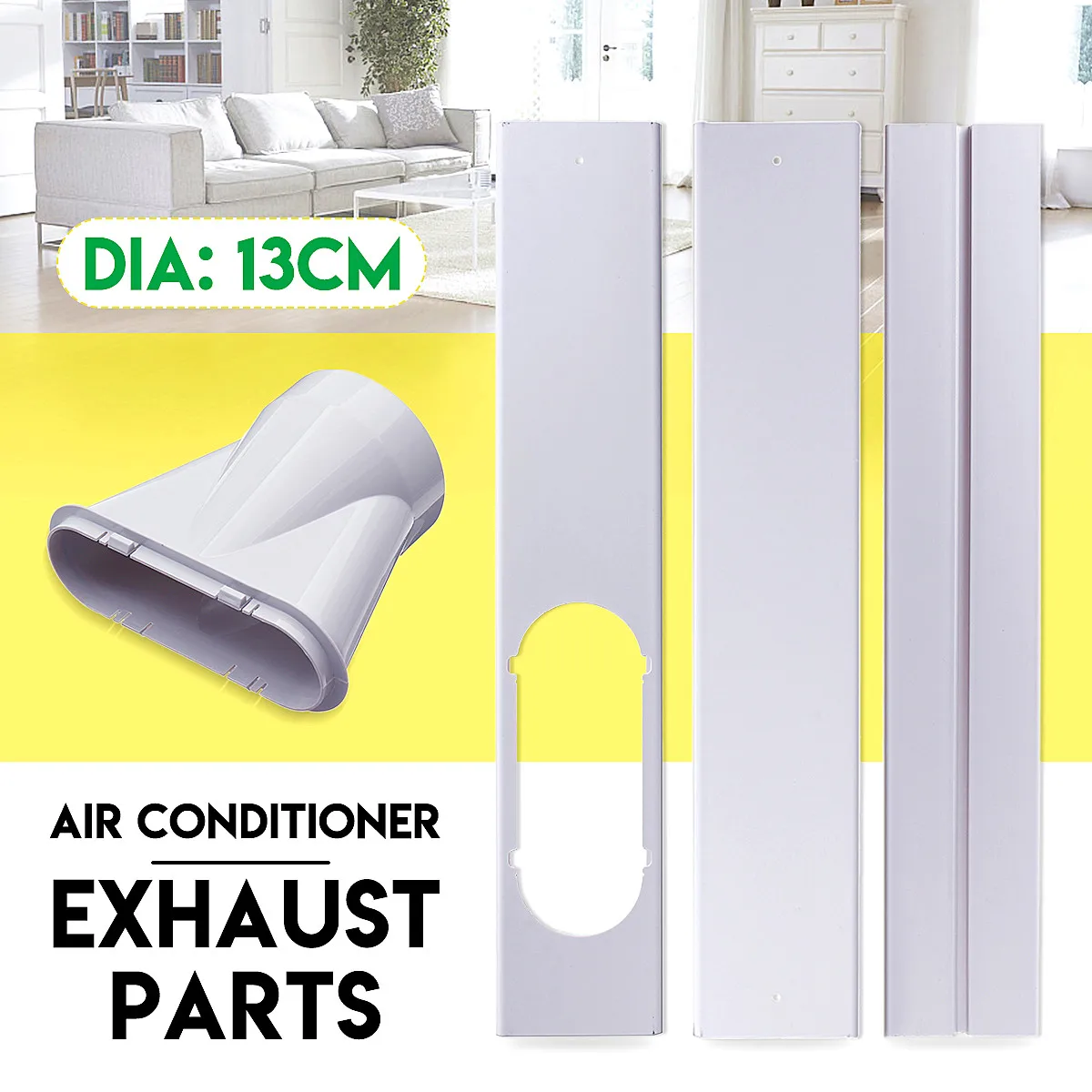 

New Arrival 2019 165cm Window Adaptor/Window Slide Kit Plate Set Exhaust Tube Connector For Household Portable Air Conditioner