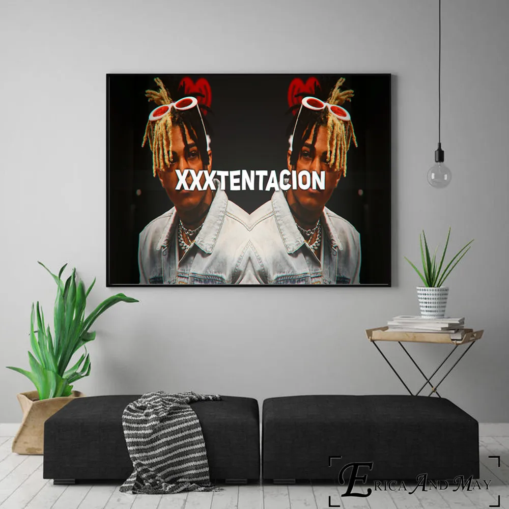 Картина на холсте Xxxtentacion Jahseh Dwayne Onfroy настенные картины домашний декор плакат и