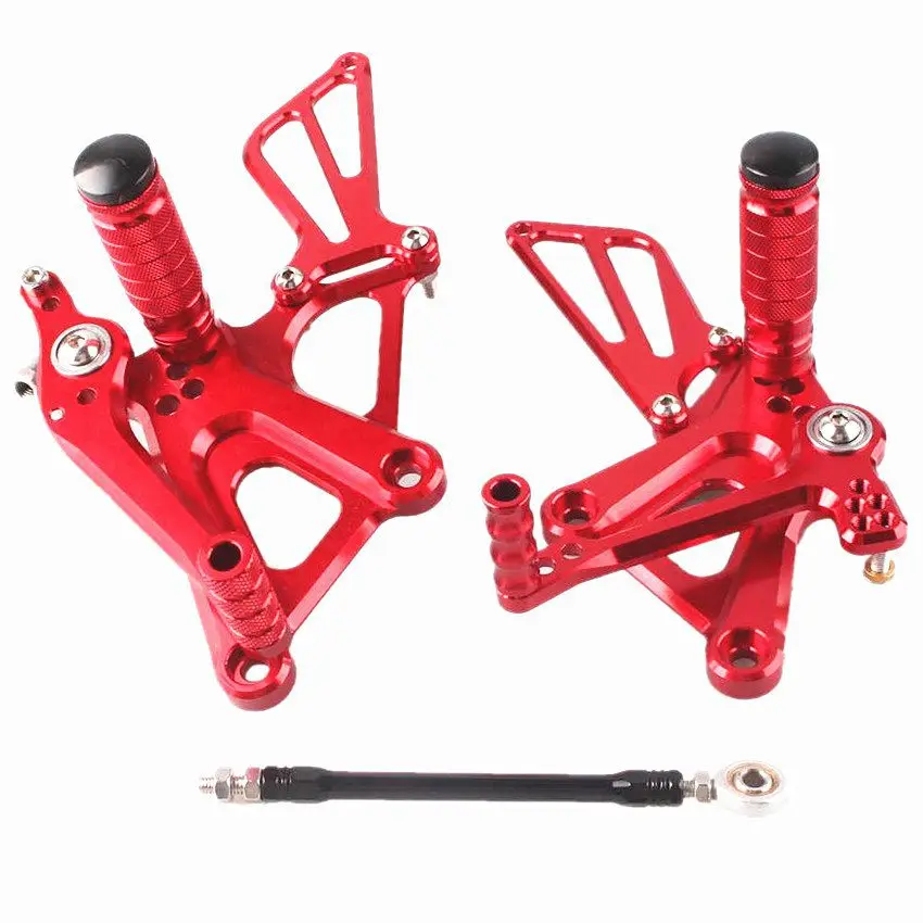 

Adjustable Rearset Foot Pegs Red pedal For Honda CBR250R 2010 2011 2012 2013 motorcycles accessories
