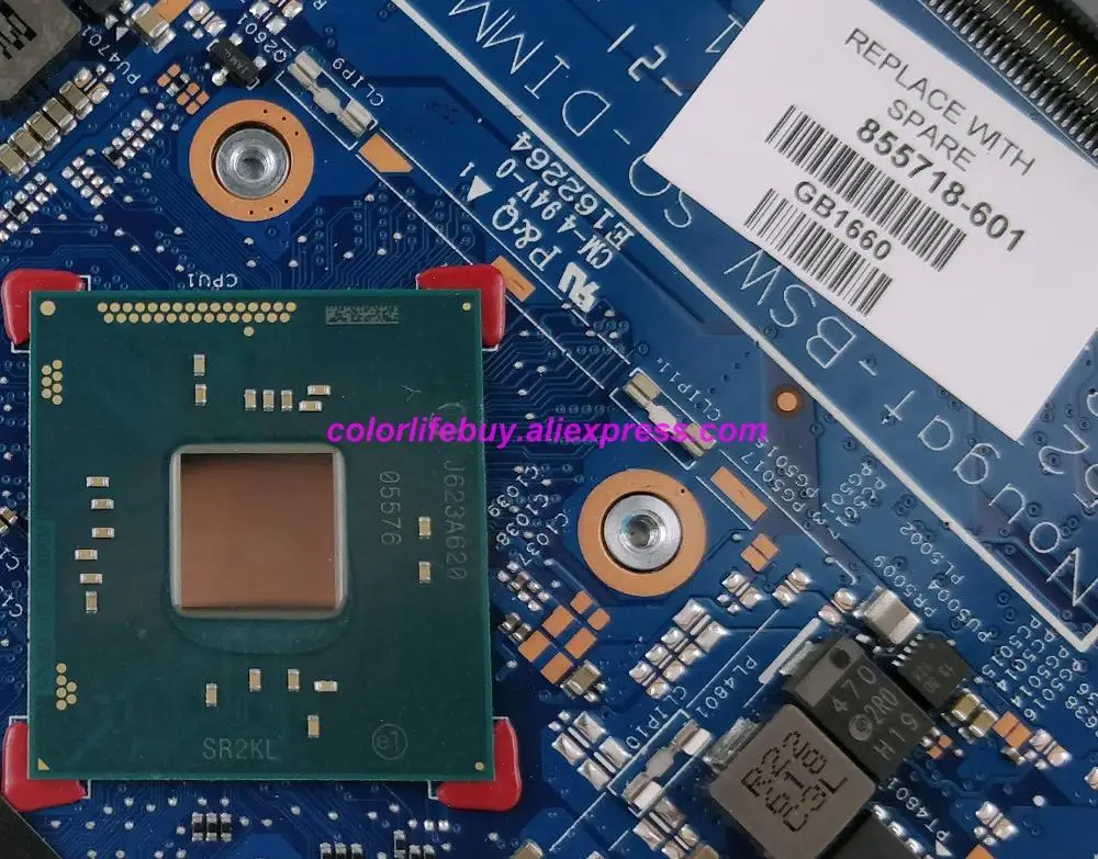 حقيقية 855718-601 855718-001 UMA w PentN3710 CPU محمول لوحة رئيسية لأجهزة HP جناح x360 14-a 15-a 11-u سلسلة PC
