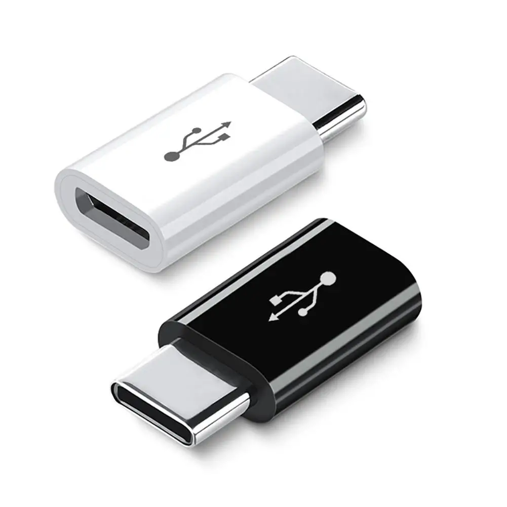 

Multi-function Adapter Type-C USB Male To Micro Female Converter USB-C Adapter For Android IOS Devices Abs Shell New