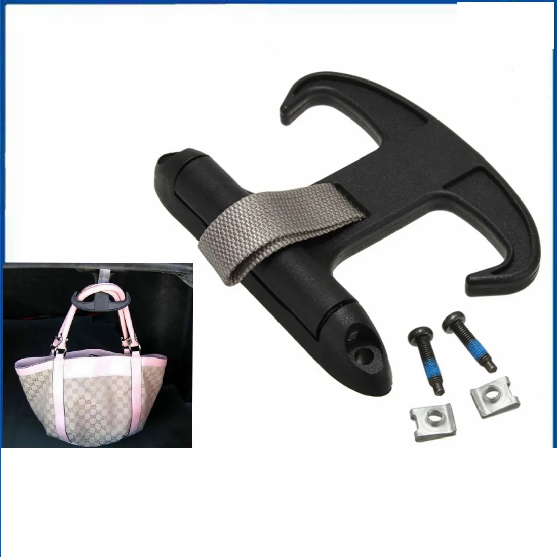 Buy Black Car Cargo Trunk Bag Hook Holder Hanger For VW For Passat B6 CC For
