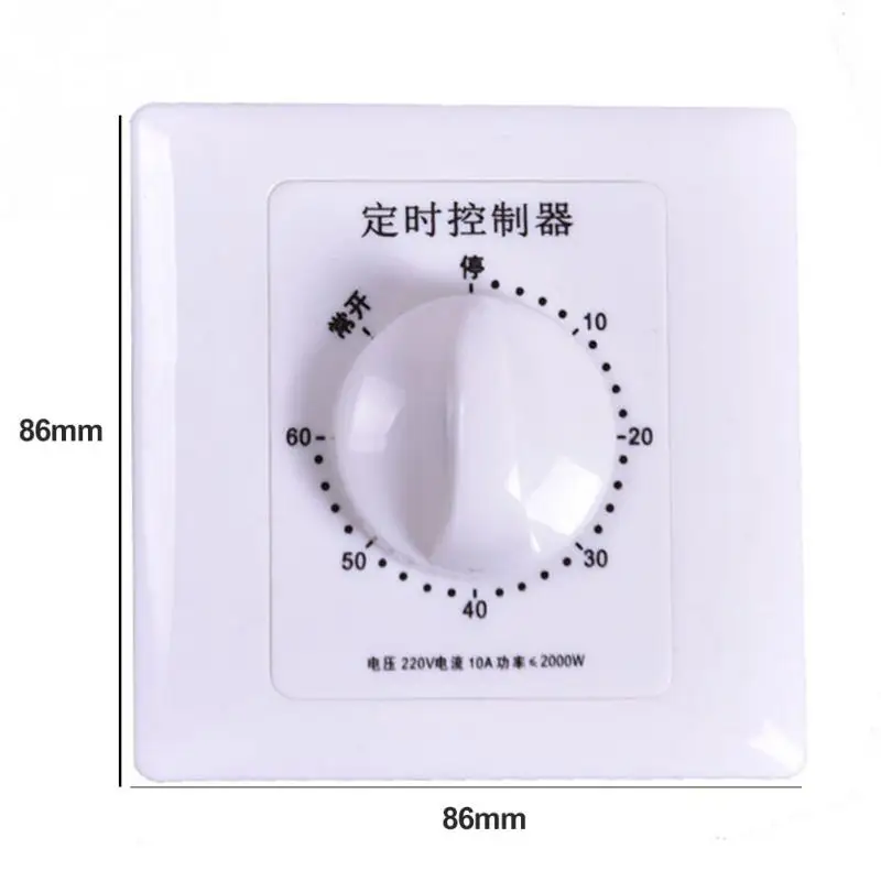 

Mechanical Timer Swtich AC Intelligent Timer Switch Controller 15 30 60 120 Minutes Countdown Timing Switch controller