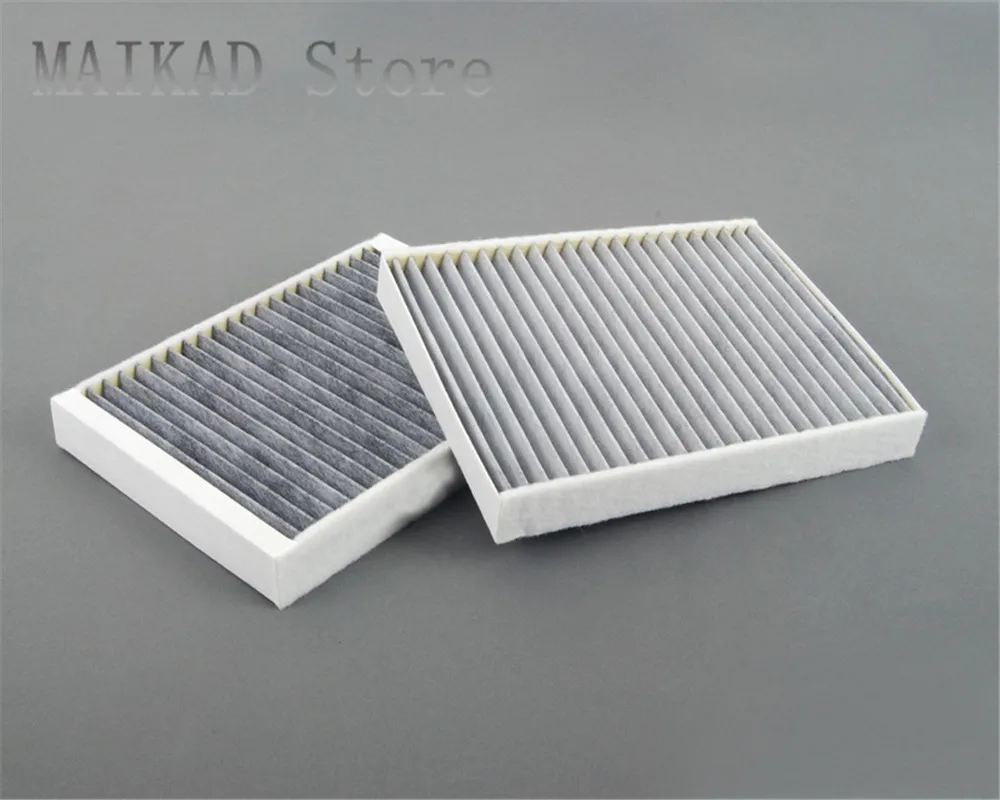 

2PCS / set Activated Carbon Cabin Air Filter Pollen Filter for BMW E39 520i 523Li 525i 528i 530i 535i 540i 64312207985