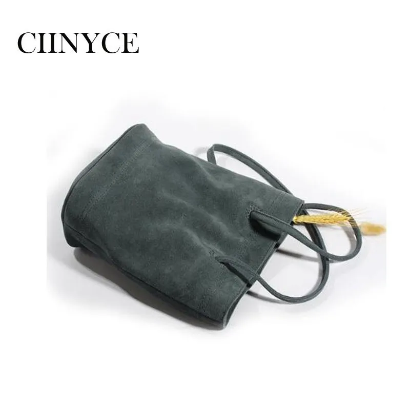 

Vintage Leather Bucket Crossbody Bags For Women Leather Handbags Tote Girl Shoulder Summer Bag Female Brand Designer Small