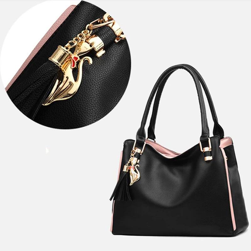 النساء رسول جديد الإناث أعلى مقبض حقيبة الفتيات بسيطة حقائب كتف المرأة حقائب لسيدة اليد الأزياء حزب حزمة (أسود) النساء رسول جديد الإناث أعلى مقبض حقيبة الفتيات بسيطة حقائب كتف المرأة حقائب لسيدة اليد الأزياء حزب حزمة (أسود)