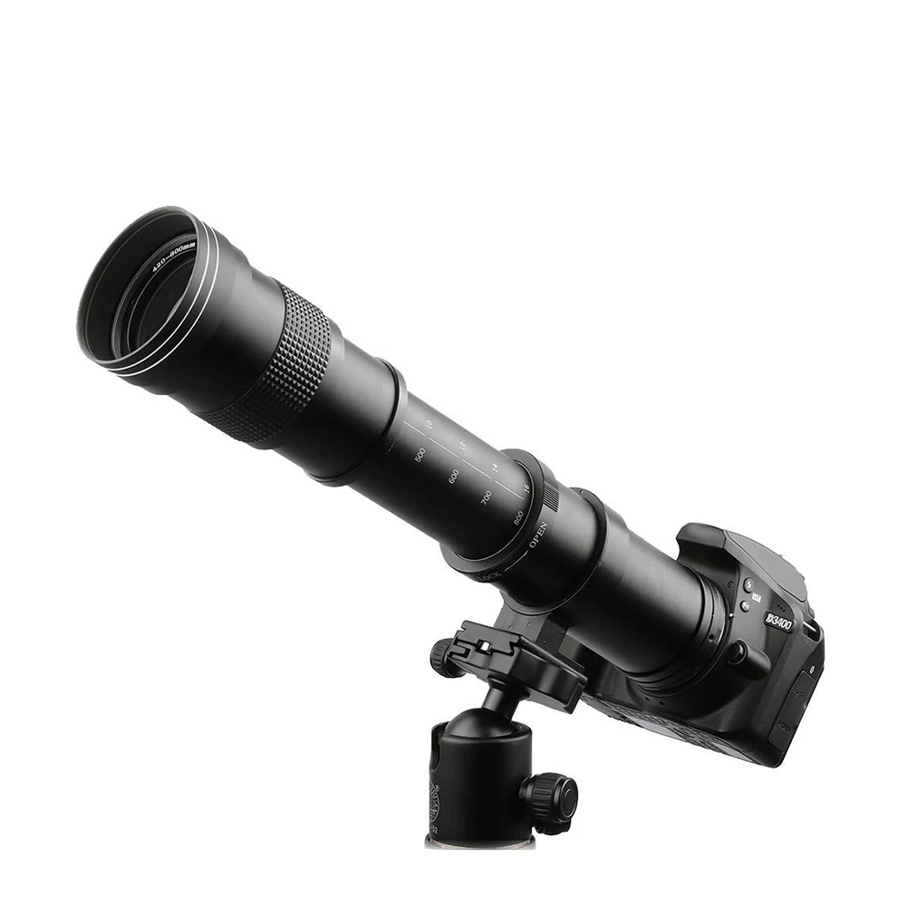 

Lightdow 420-800Mm F/8.3-16 Manual Zoom Super Telephoto Lens + T-Mount