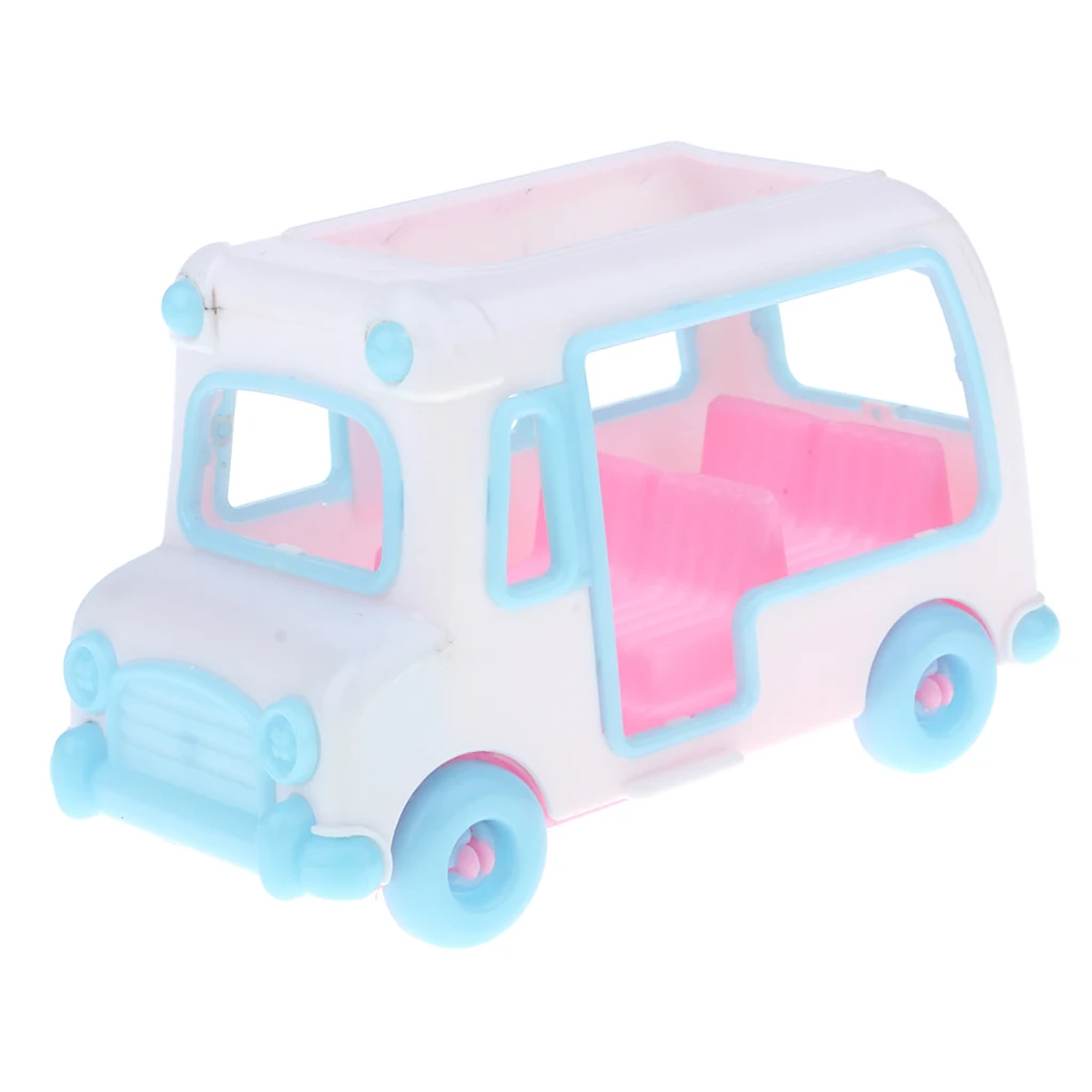 

Baby Doll Mini Cute Quality Plastic Cartoon Toy Car Vehicle Model Toy For Sister Kelly Doll Accessory Decoration