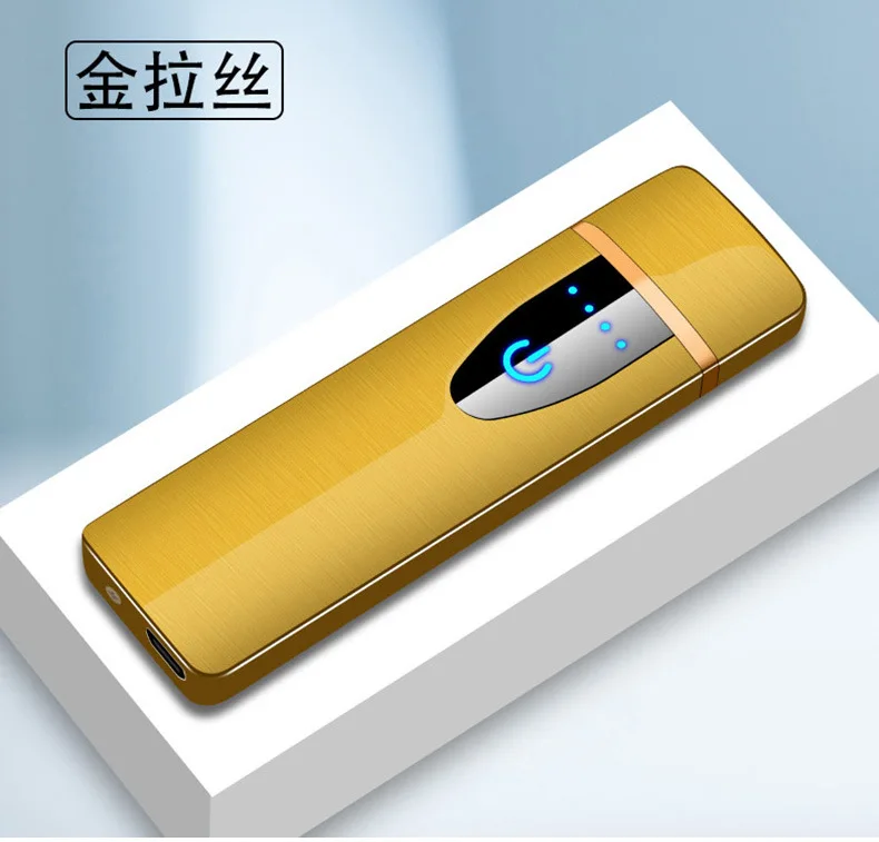 Новая сенсорная зажигалка с сенсорным экраном компактный смарт датчик USB зарядка