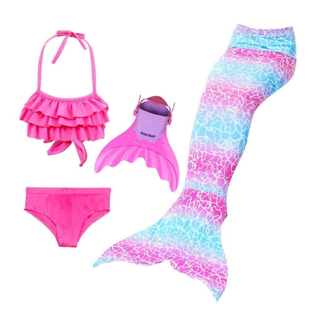 

Mermaid Tails For Swimming Costume Bathing Suit Girls Children Little Mermaid Tail Swimmable Cosplay Princess Dress Fairy Tail
