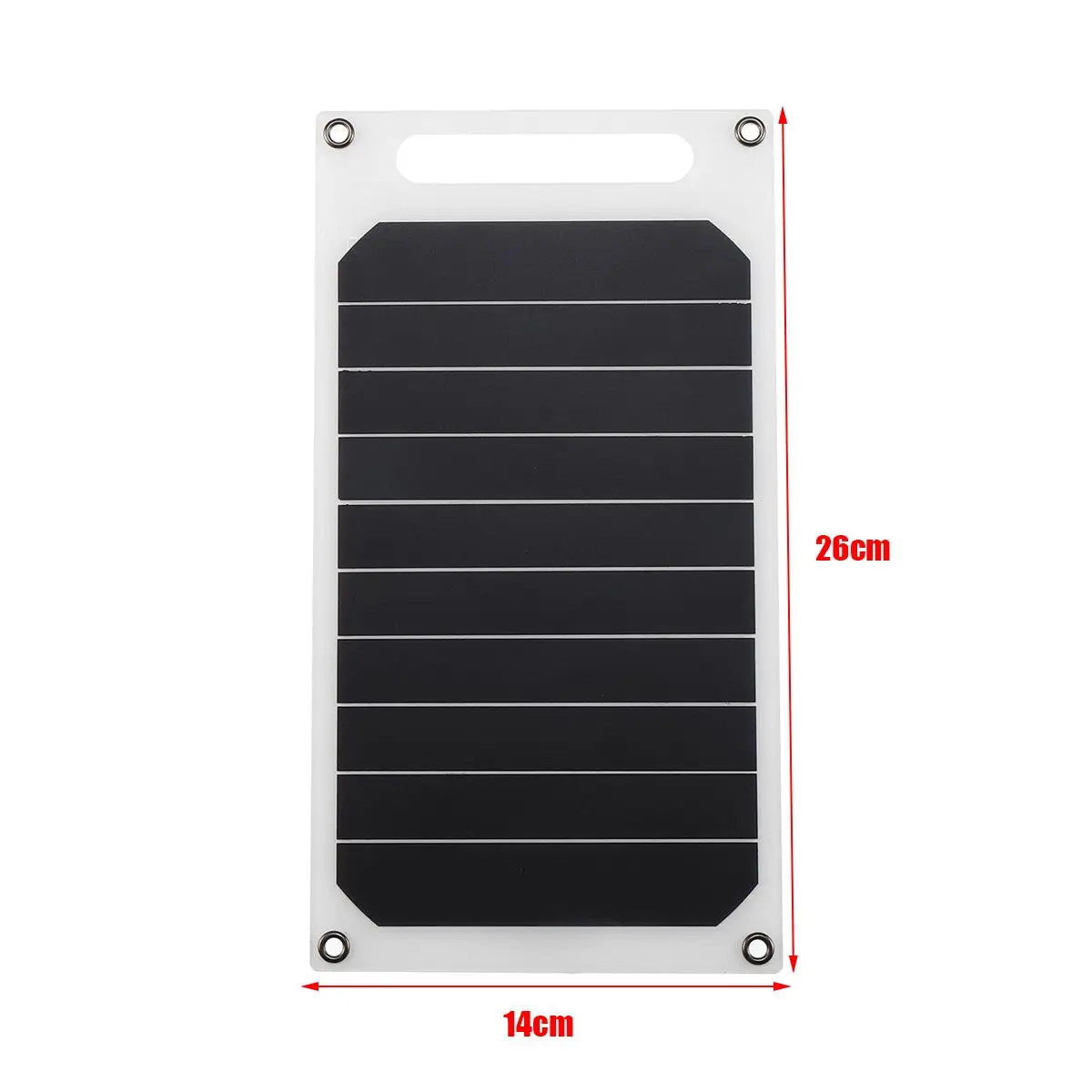 CLAITE 5V 10W DIY Solar Panel Slim Light USB Charger Charging Portable Power Bank Pad Universal For Phone Lighting Car Charger CLAITE 5V 10W DIY Solar Panel Slim Light USB Charger Charging Portable Power Bank Pad Universal For Phone Lighting Car Charger
