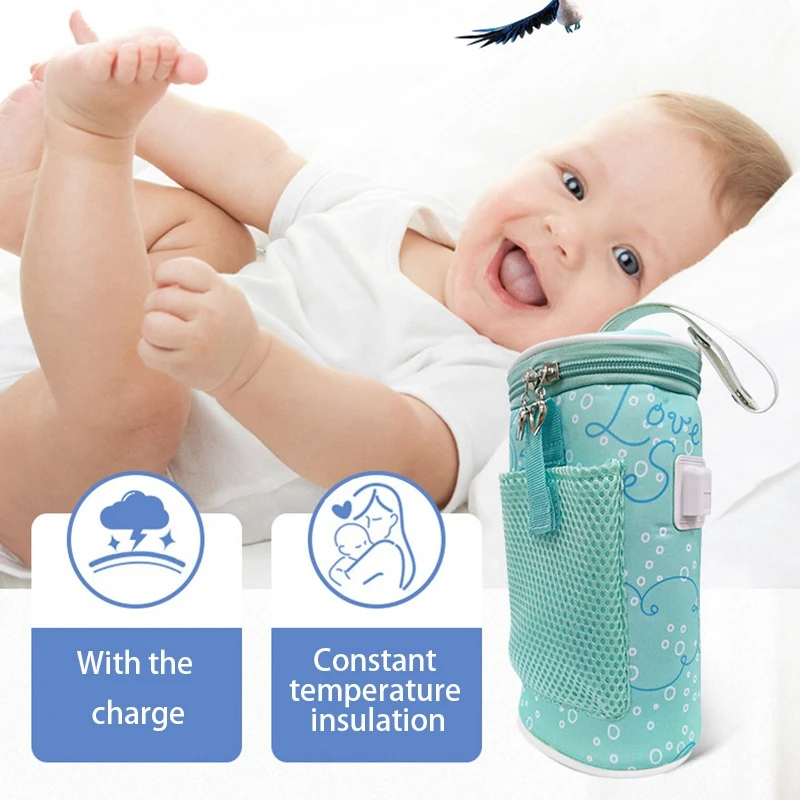 Usb Электрический нагреватель для бутылок нагреватель изолированная сумка дорожная чашка портативный в автомобиль обогреватели напиток теплый термостат для кормления новорожденных