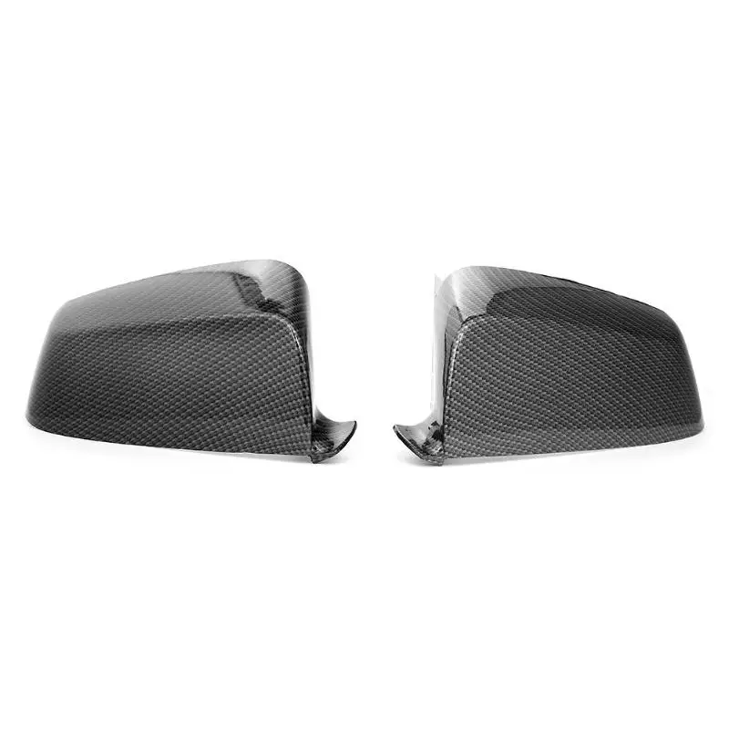

1 Pair Carbon Fiber Look Side Mirror Covers Wing Mirror Caps for E60 F10