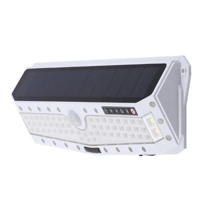 

57LED Solar Human Body Motion Sensor Wall Light USB Charging Outdoor Waterproof Garden Lawn Yard Emergency Security Lamp