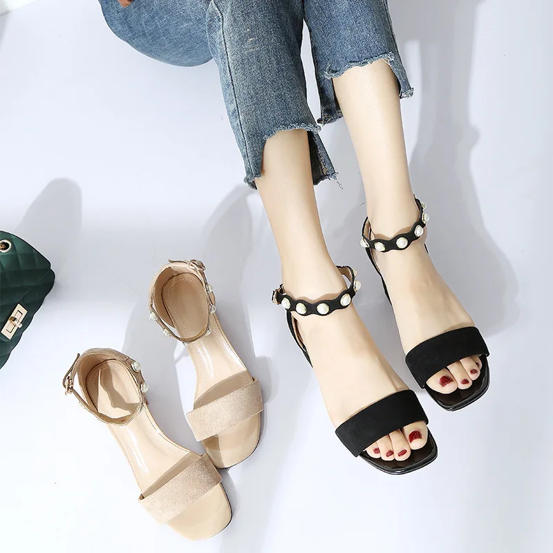 

Buckle Bring Dew Toe With High-heeled Fairy Student Time Joker-MLZ