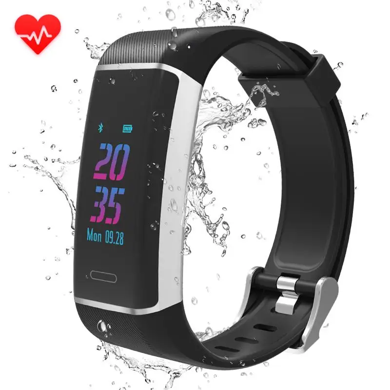 

New Waterproof W7 Smart Watch Color Screen Wristband GPS Motion Positioning Tracker Speed Allocation Bluetooth Heart Rate