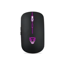 Motospeed Bg60 Беспроводная компьютерная Bluetooth светодиодная мышь 6 кнопок 2400 точек/дюйм оптическая игровая оптическая мышь для портативных ПК