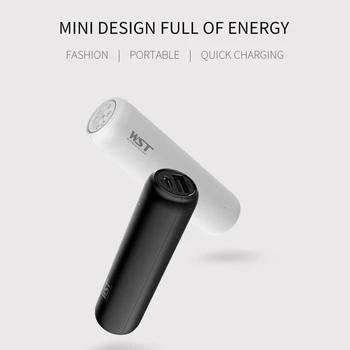 

Mini Lipstick Portable Power Bank Charging PowerBank External Battery Pack 3350mAh Powerbank for iPhone Xiaomi Huaiwei Poverbank