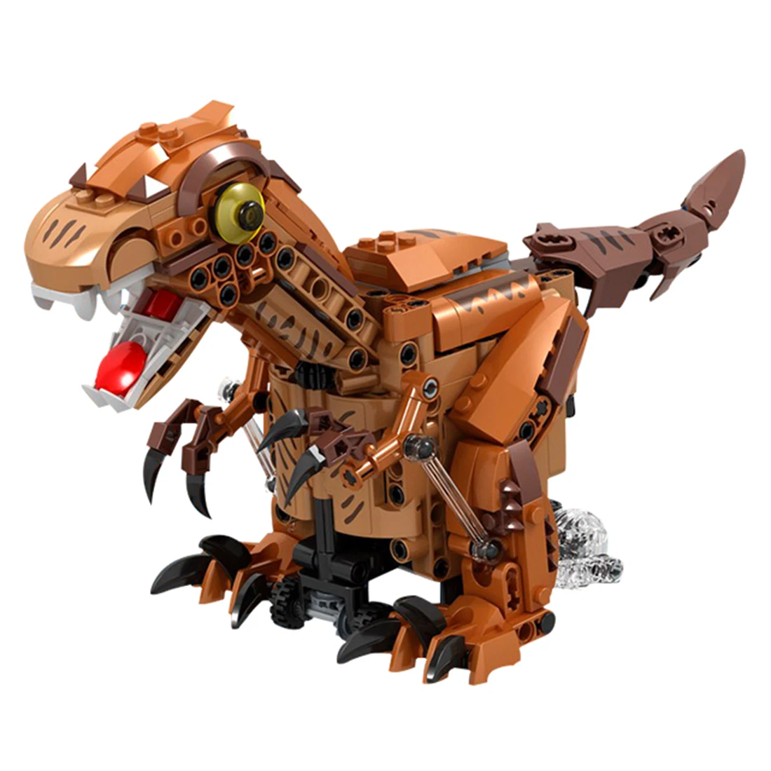 

424Pcs DIY Assembly Small Particle Building Block Artificial Animal RC Model Educational Toys for Children - Electric Dinosaur