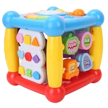 1 шт. музыка и свет Мультифункциональный Мультфильм электрическая игрушка Детские Дети Обучающие игрушки детские игрушки раннего развития детский подарок
