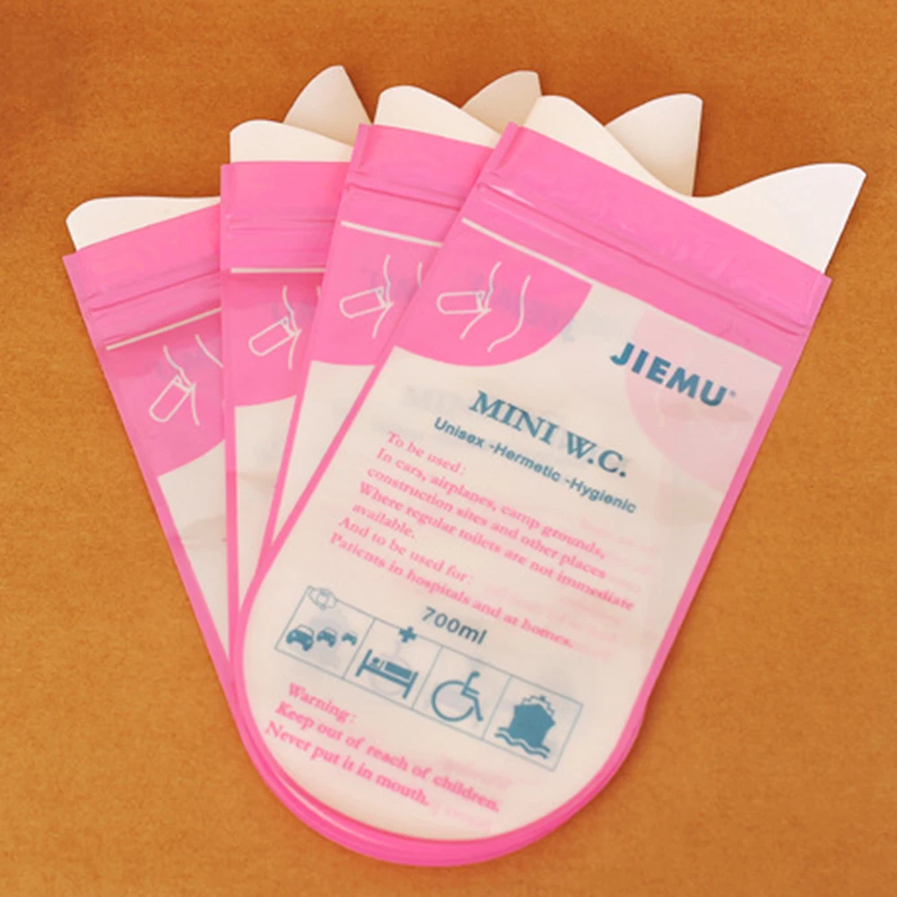 

1/4Pcs 700ML Emergency Portable Car Urine Bag Vomit Bags Outdoor Mini Toilet Mobile Toilets Convenient Tool Camping Outdoor Tool