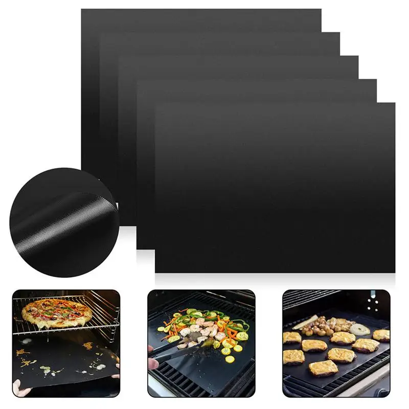 BBQ Oven Grill Mat Heat Resistant Non Stick BBQ Grill Sheet Oven Pan