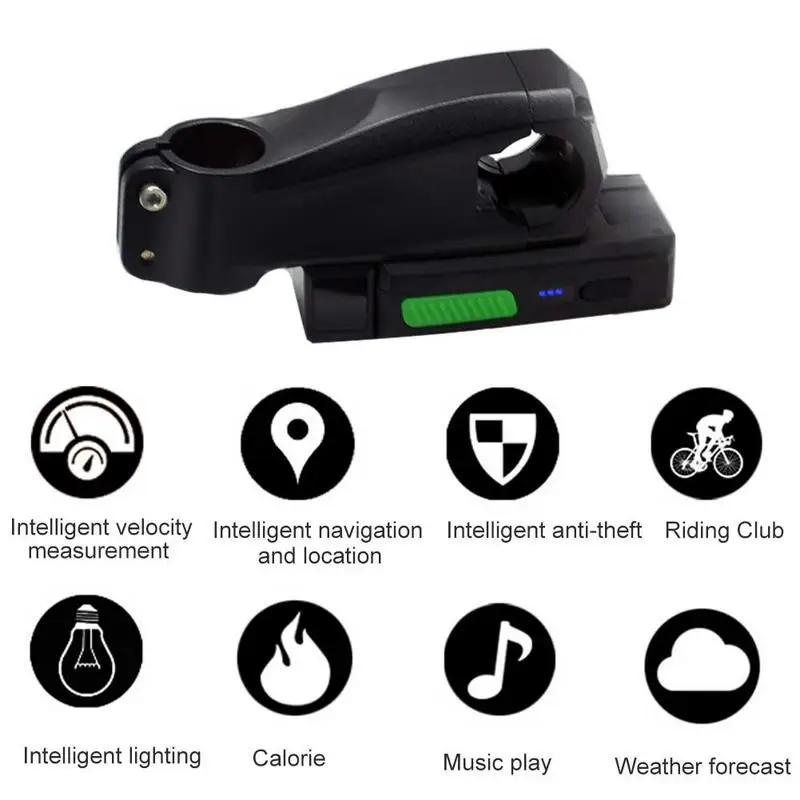 

Bicycle Stopwatch With Computer Big Screen Wireless Intelligent Cycling Odometer Speedometer Backlight