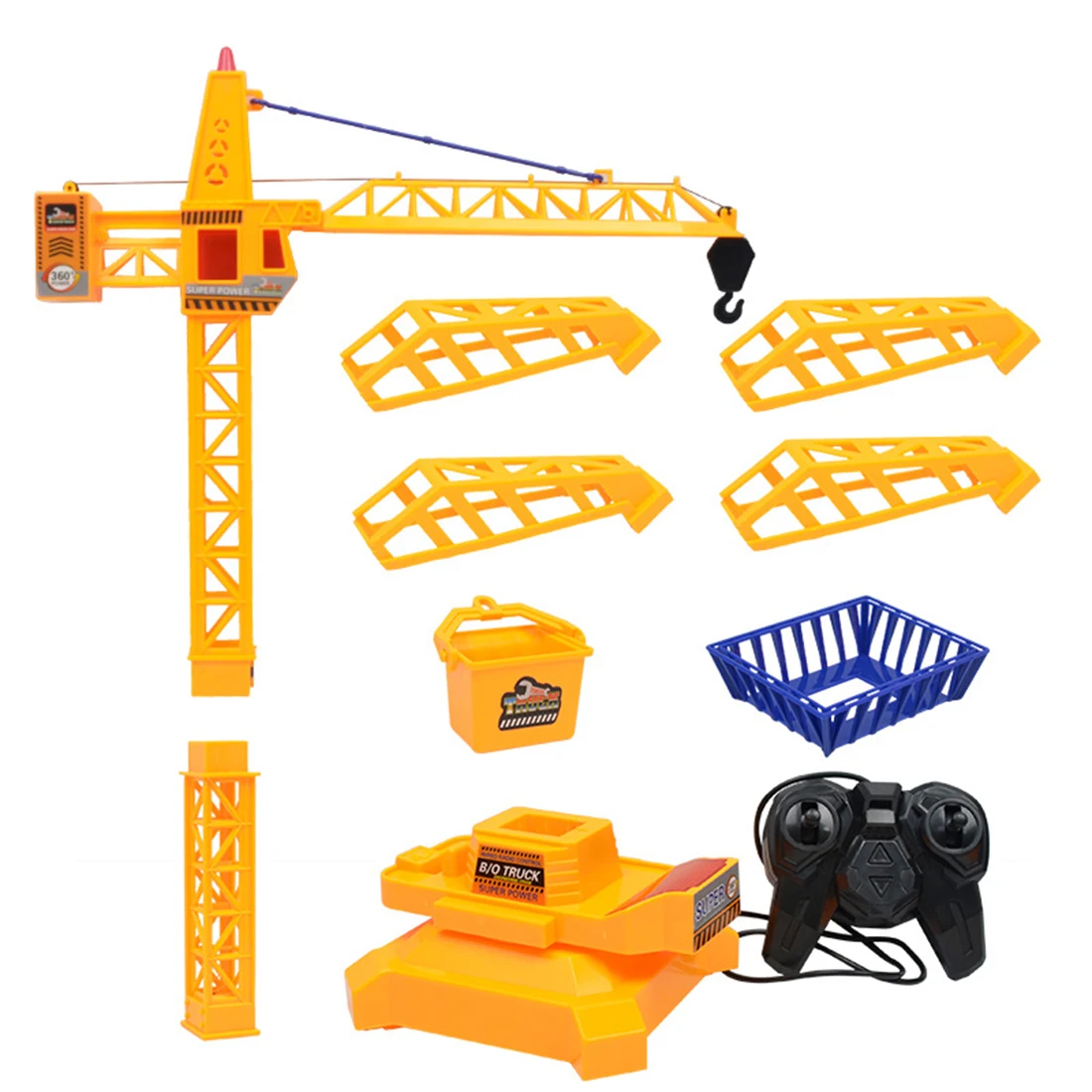 

DIY Electric Wire Control Construction Towel Vehicle Model Crane Derrick Educational Toy Kits for Children Present Gift 2019 NEW