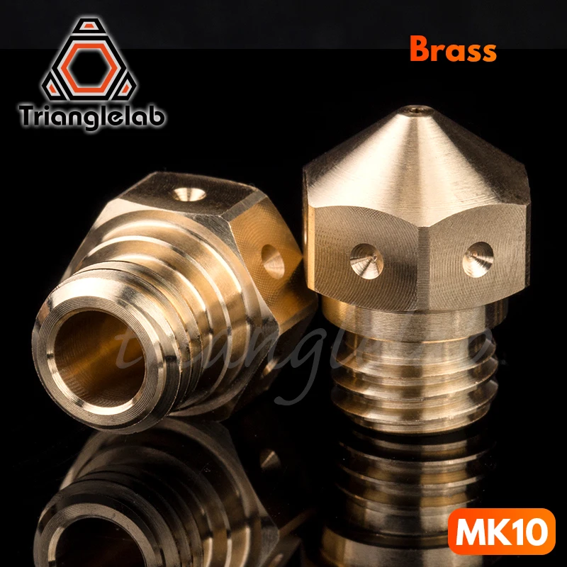 Сопло Trianglelab Swiss MK10 из ПТФЭ для резьбового 3D принтера Micro Hotend M7 Wanhao FlashForge Qidi Tech Dremel и