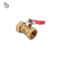 Латунный шаровой клапан 1/4 ''3/8'' 1/2 ''внутренняя резьба шаровой клапан латунный соединитель Соединительный медный фитинг Соединительный адаптер