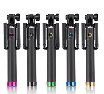 

Universal Portable Wired self Selfie Sticks Stretchable Smart Phone Accessories