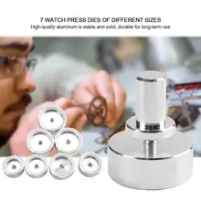 Чехол для часов с кристаллами и ободком, набор инструментов для прессования, набор инструментов для профессионального ремонта часов для часовых мастеров, открывалка для часов