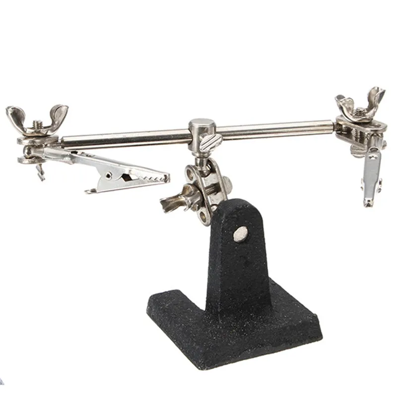 

BMBY-Third Hand Soldering Iron Stand Clamp Helping Hands Clip Tool PCB Holder Electrical Circuits Hobby