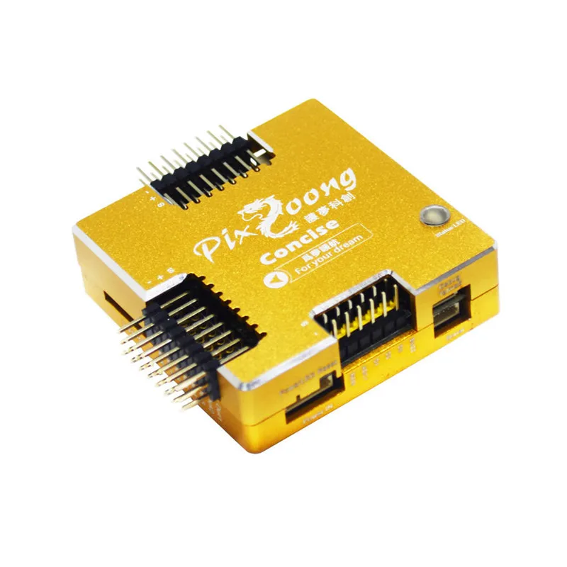 

Autopilot PixConcise Compatible Pixhawk Flight Controller w/ CNC Case for RC MultiRotor Airplane FPV Drone RC Models Accessories