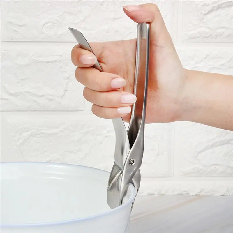 Multifunctional Stainless Steel Hot Dish Plate Bowl Clip Pot Gripper Kitchen Anti Hot Retriever
