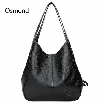 

feminine bolsa Black Luxury Handbags Women PU Leather Shoulder Bag Female Casual Large Capacity Totes Ladies Hobo Messenger Bag