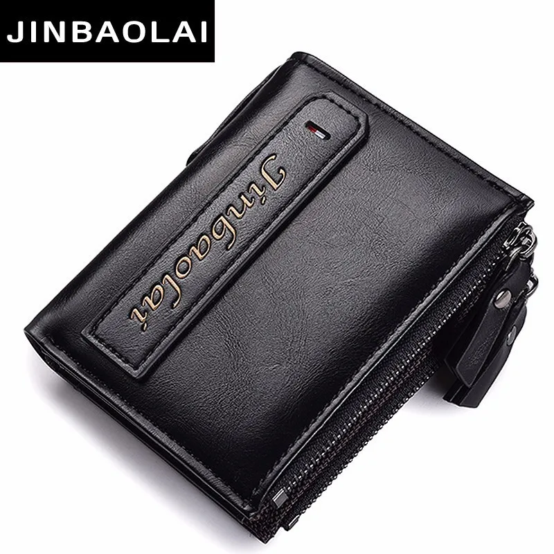 الاصطناعي جلد الرجال محفظة عملة محفظة جيب سستة محفظة مفيد الفاخرة محفظة صغيرة Bifold الذكور محفظة محفظة حمل بطاقات