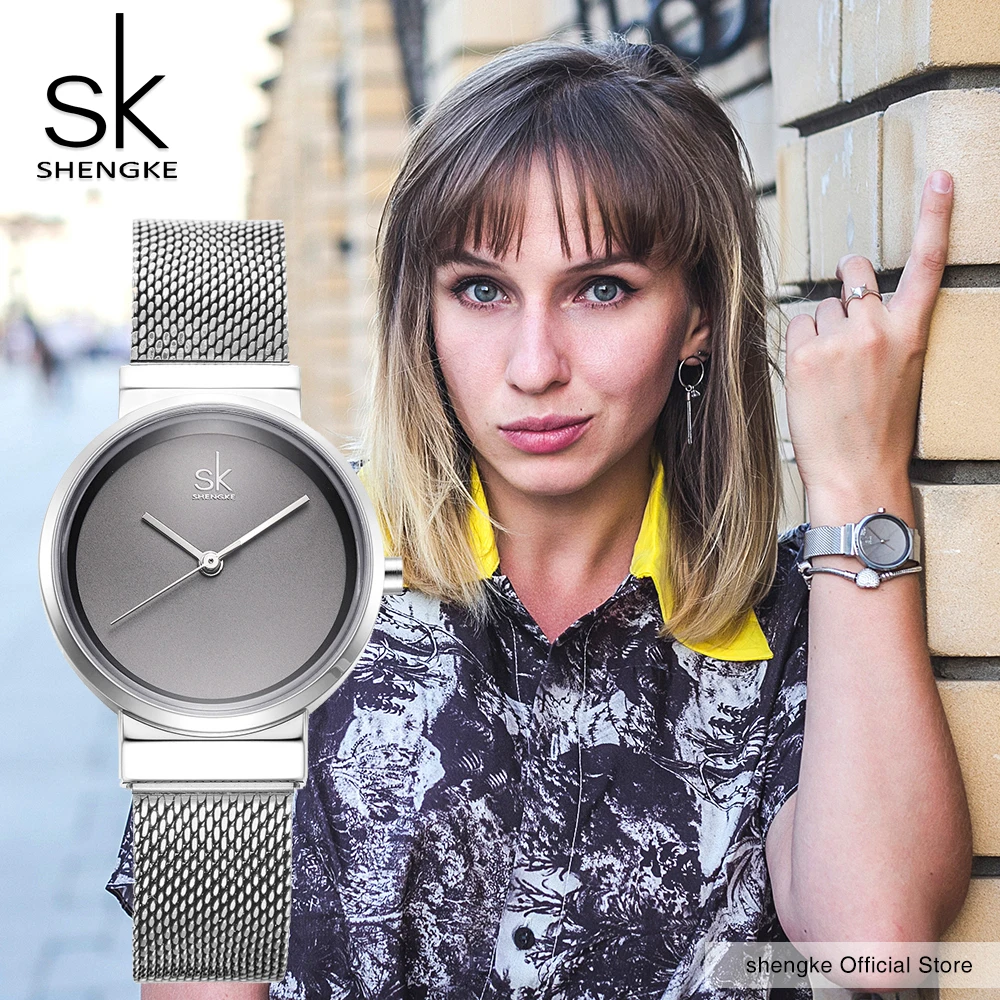 

Shengke Wrist Watches For Women Clock Fashion Ladies Quartz Wrist Watch Female Bracelet Watch Girls Watch Bayan Kol Saati 2019