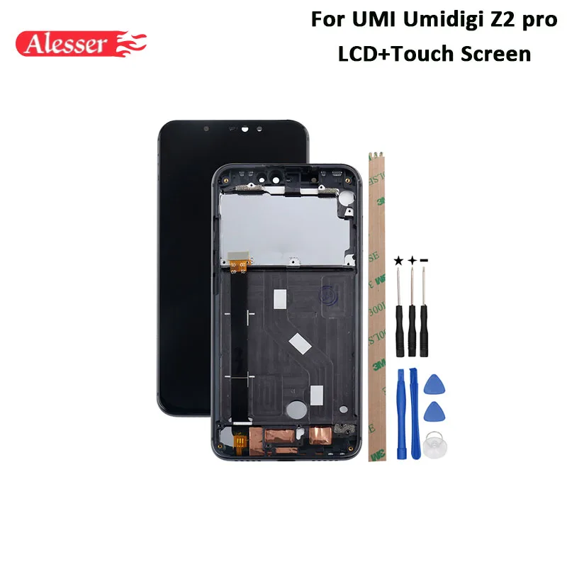 ЖК-дисплей Alesser для UMI Umidigi Z2 pro сенсорный экран 6 2 дюйма протестирован перед