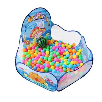 

Kids Tent Toy Folding Ocean Cartoon Shooting Ocean Ball Game Pool Portable Children Game Play Tent In/Outdoor Playing House Pool