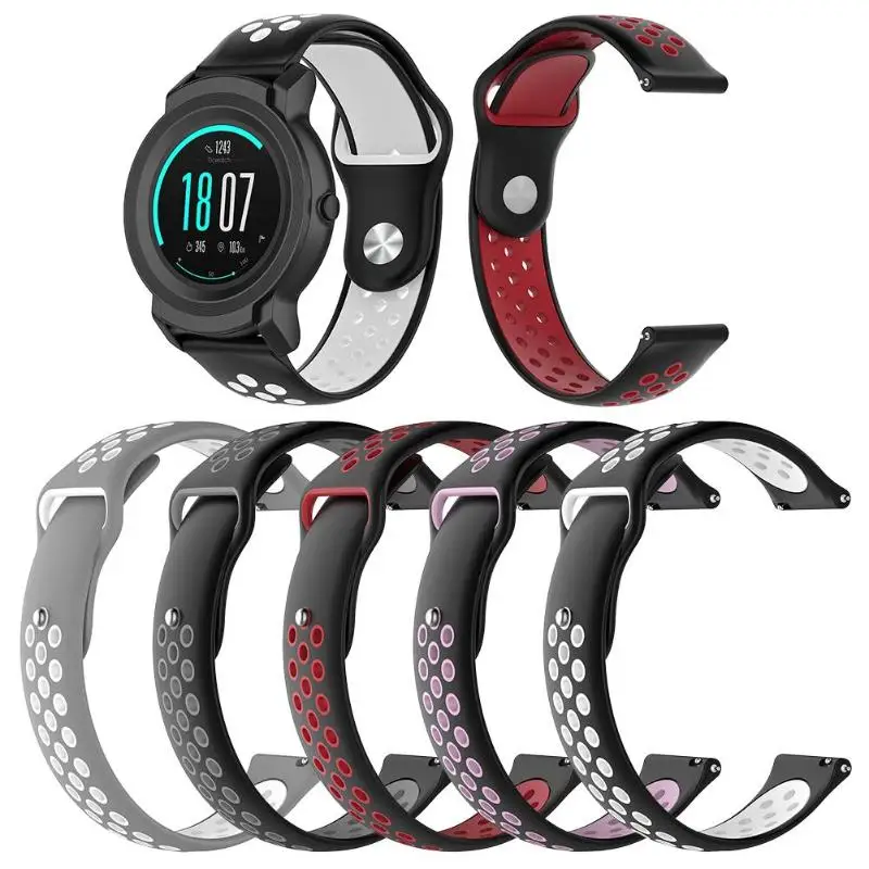 Силиконовый ремешок для часов браслет наручный на замену TicWatch E2 S2 различные